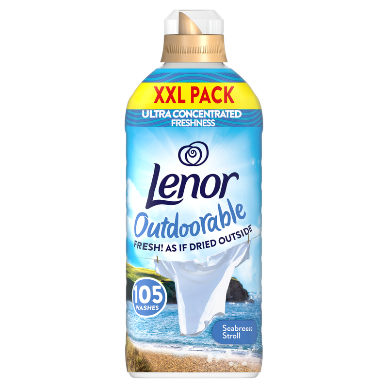 Lenor Outdoorable Fabric Conditioner 105 Washes, Seabreeze Stroll