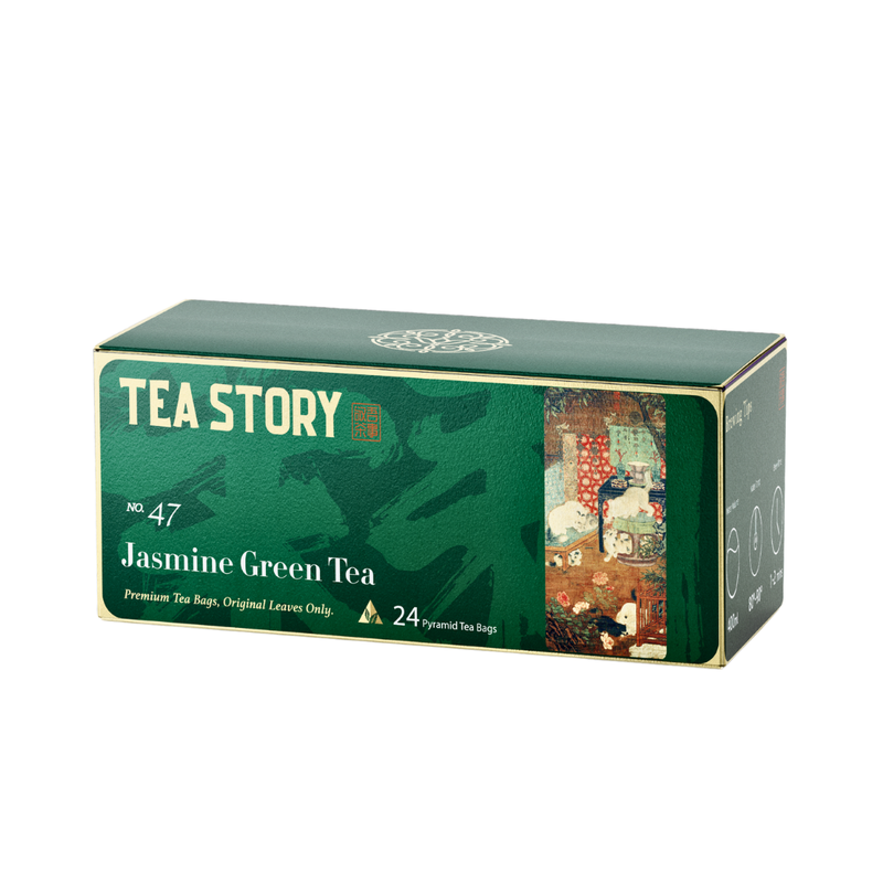 Jasmine Green Tea Bags [Relaxation Pro] Nighttime Calming Scented Tea, Stress Relief