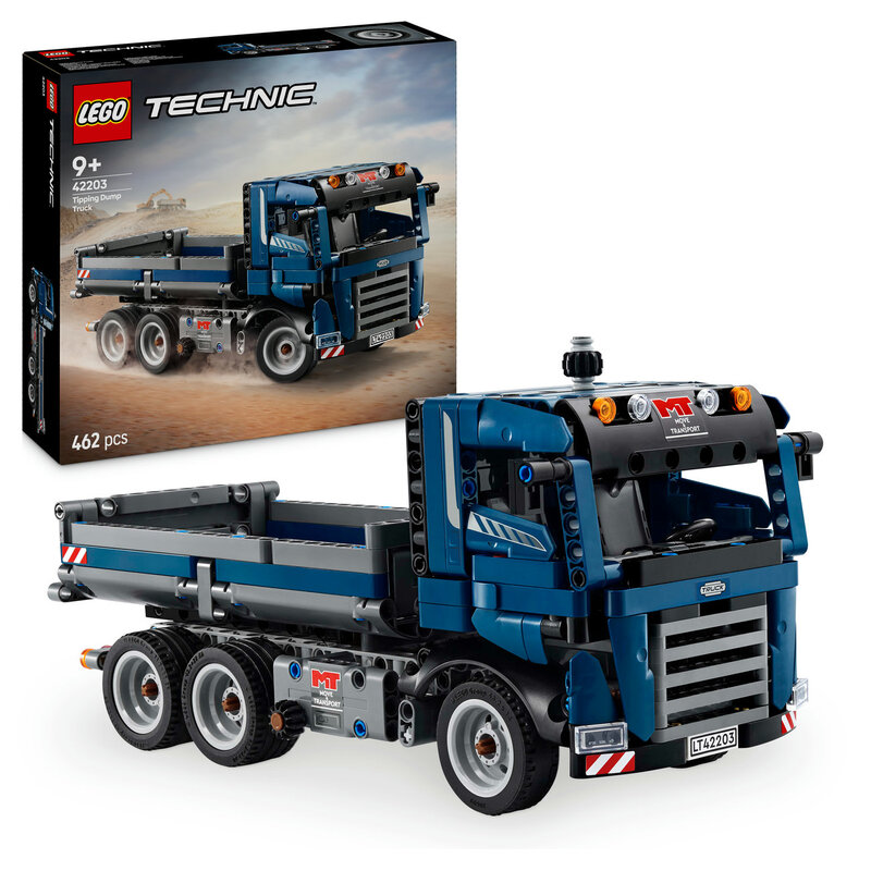 LEGO Technic 42203 Camion benne Jeu de construction pour garçon dès Idée cadeau