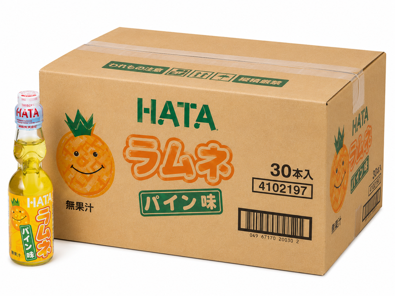 Hatakosen Ramune Ananas 30 x 200 ml