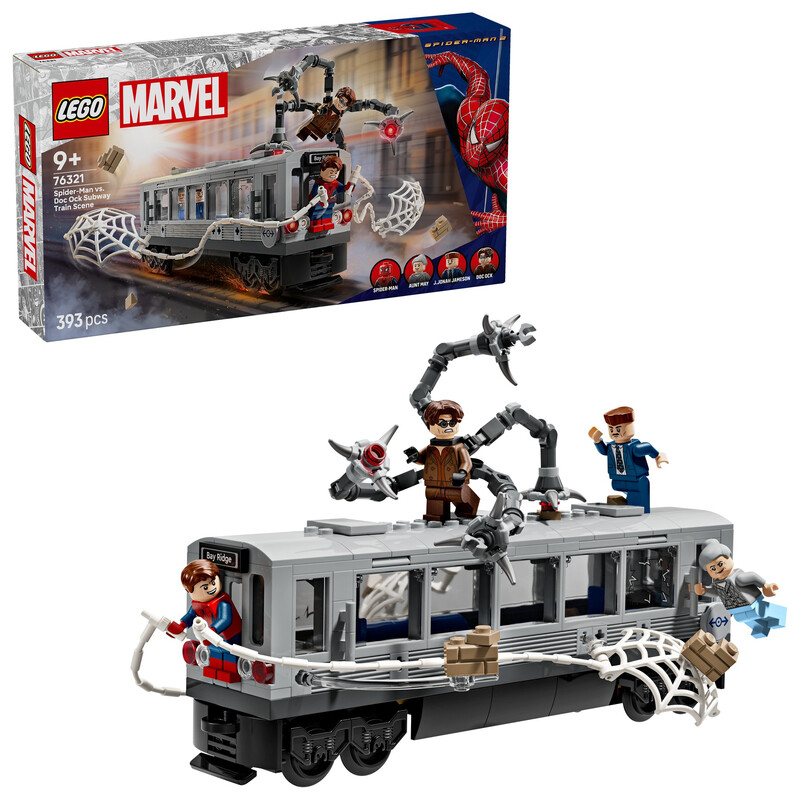 Marvel Super Heroes 76321 Spider-Man vs. Doc Ock Subway Train Scene