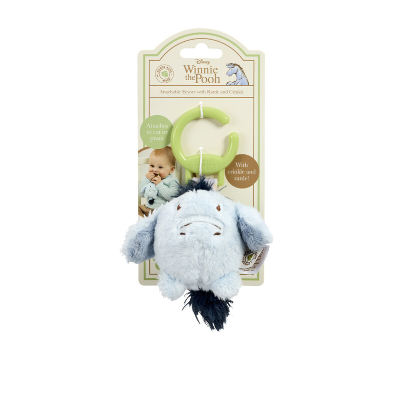 attachable Eeyore Rattle and crinkle