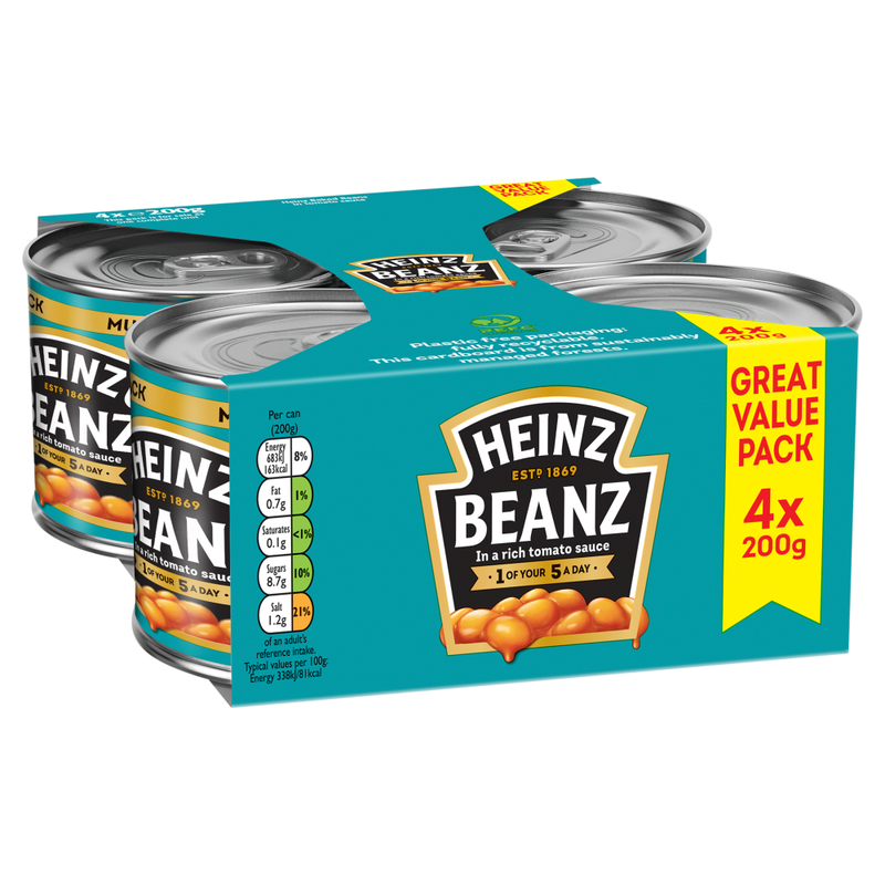Beanz 4 x 200g