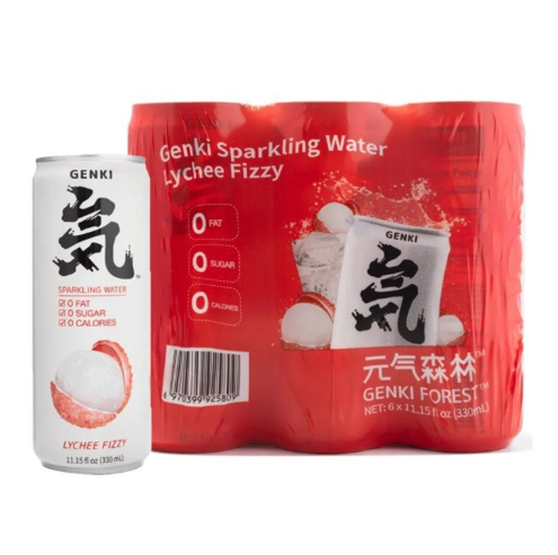Sparkling Water Beverage Lychee 6*330ml
