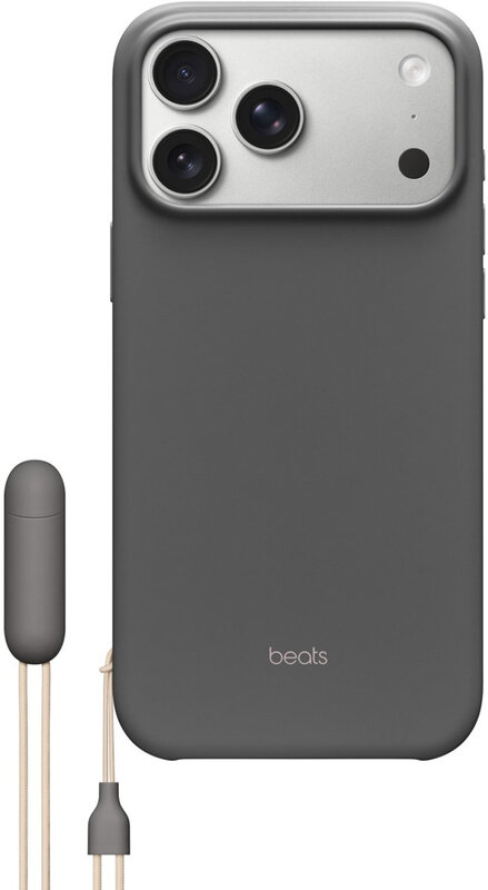 Beats Case met standaard voor iPhone 17 Pro - MagSafe en camerabediening - Grijs