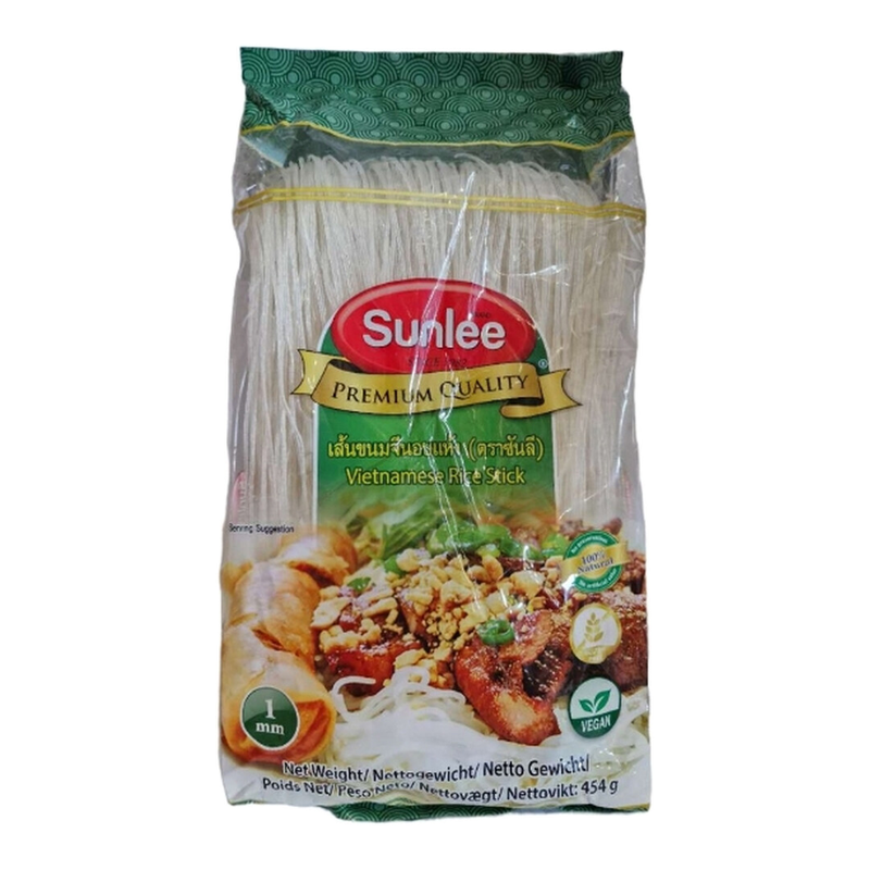 Sunlee Rijststengel Vietnamese Bún Tươi 1 mm 454 gram