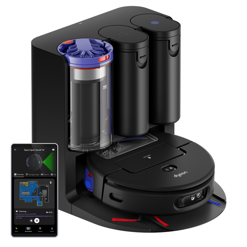 Dyson Black Spot+Scrub™ Ai Wet And Dry Robot Vacuum Cleaner,