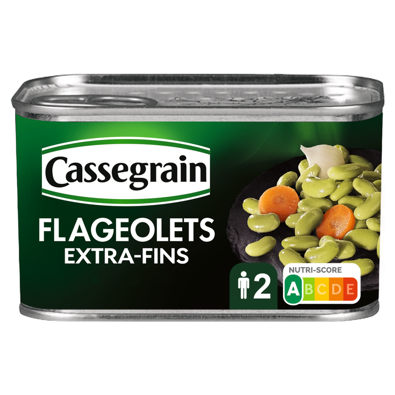 Flageolets Préparés Extra fins Cassegrain La Boîte De - vue 2