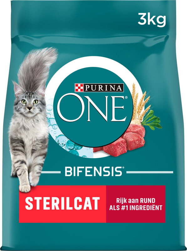 PURINA ONE Sterilcat rund / tarwe 3 kg