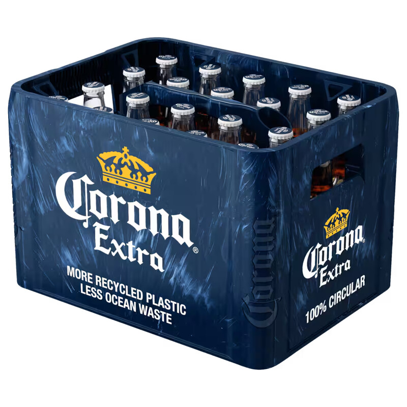 Corona Extra – 20 x 0,355 L Pfandflaschen – Kultiges mexikanisches Bier 4,5 % Vol.
