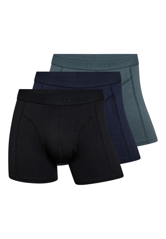 Claudio 3er-Pack Boxershorts Mehrfarbig Größe XL