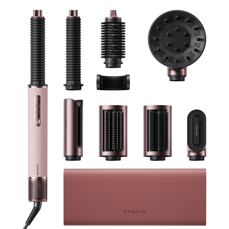 Dreame AirStyle Era 2 8-in-1 Haarstyler, Pink, 1300 W, 8 Aufsätze