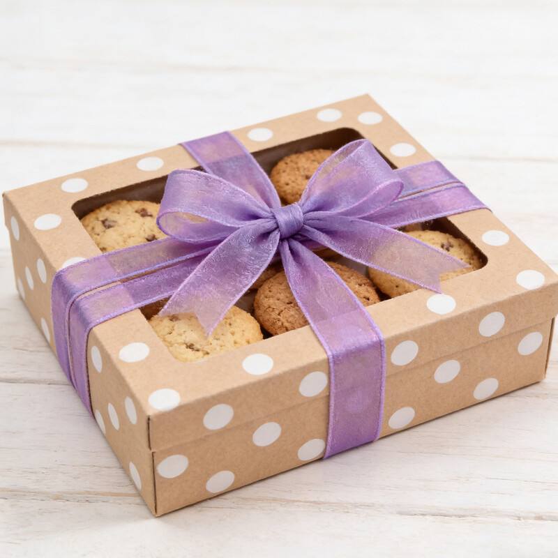 2-piece Princess Snow Tulle Fishtail Ribbon Set [Lavender Purple] 2.5cm x 18m Bow-Sty