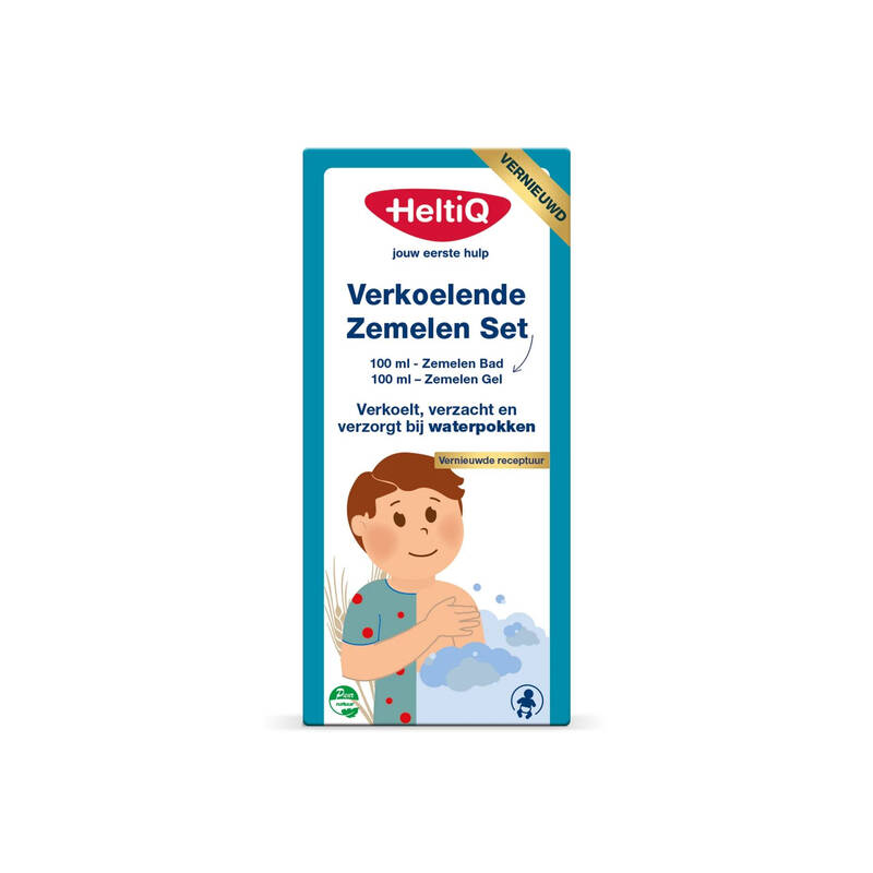 HeltiQ Set de calamine rafraîchissante pour la varicelle