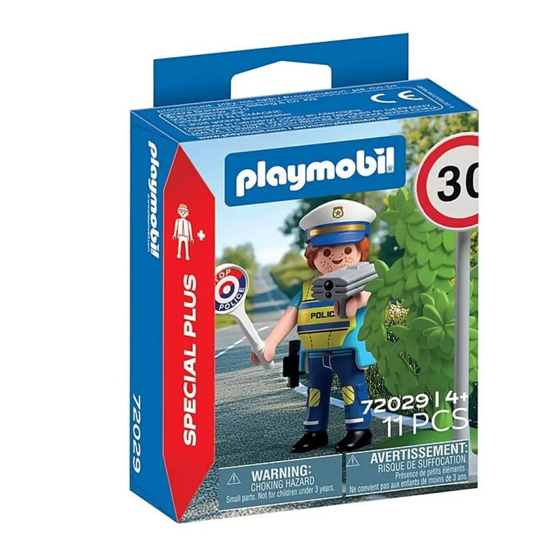 Playmobil® 72029 Playset Policier Avec Radar De Vitesse Special Plus - 11 Pièces - Image 2