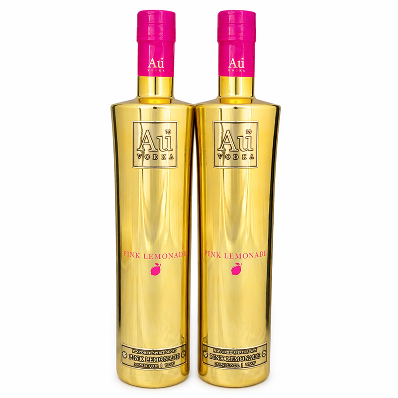 Pack of 2 - Au Vodka Pink Lemonade Flavoured Spirit Drink 70cl