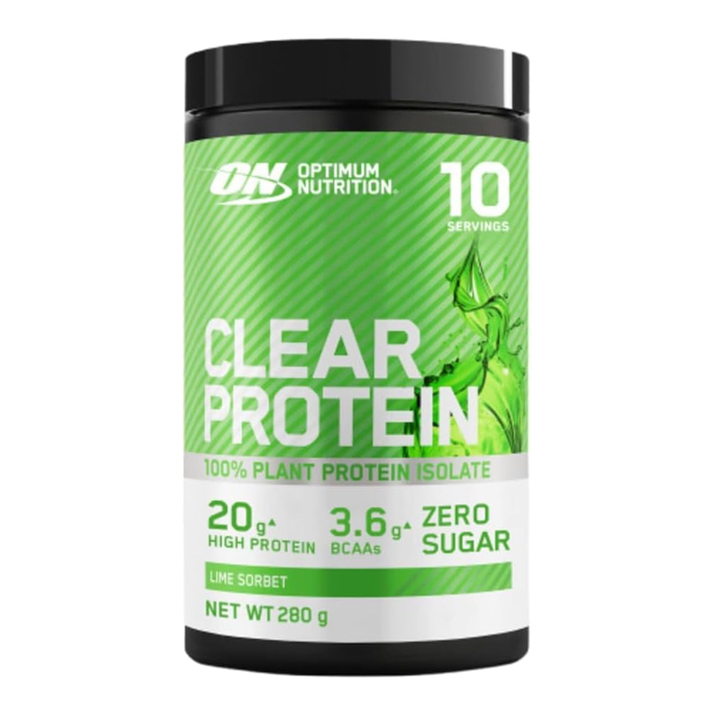Optimum Nutrition Clear Plant Protein Nutrition Powder Lime Sorbet Flavour - 280g