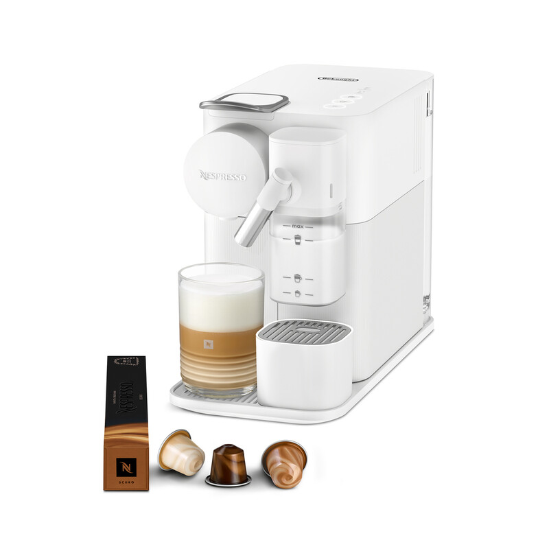 Nespresso Original EN510.W Lattissima One, Latte & Cappuccinosysteem voor één kopje, Koffiemachine met capsules, 1,0 Liter - van De'Longhi, Wit