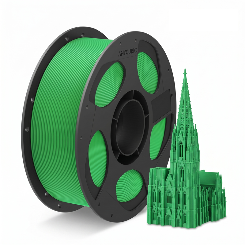 JOYBUYxANYCUBIC Filamente PLA Basic – Grün 1 kg