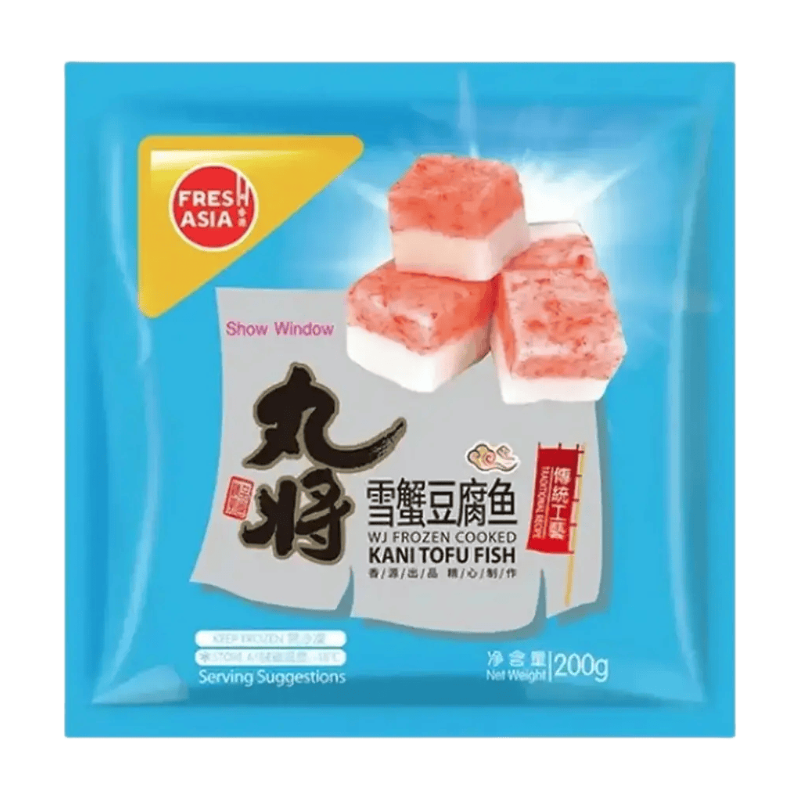 【Terug naar school】 FRESHASIA Diepgevroren Gekookte Kani Tofu Vis 200 g