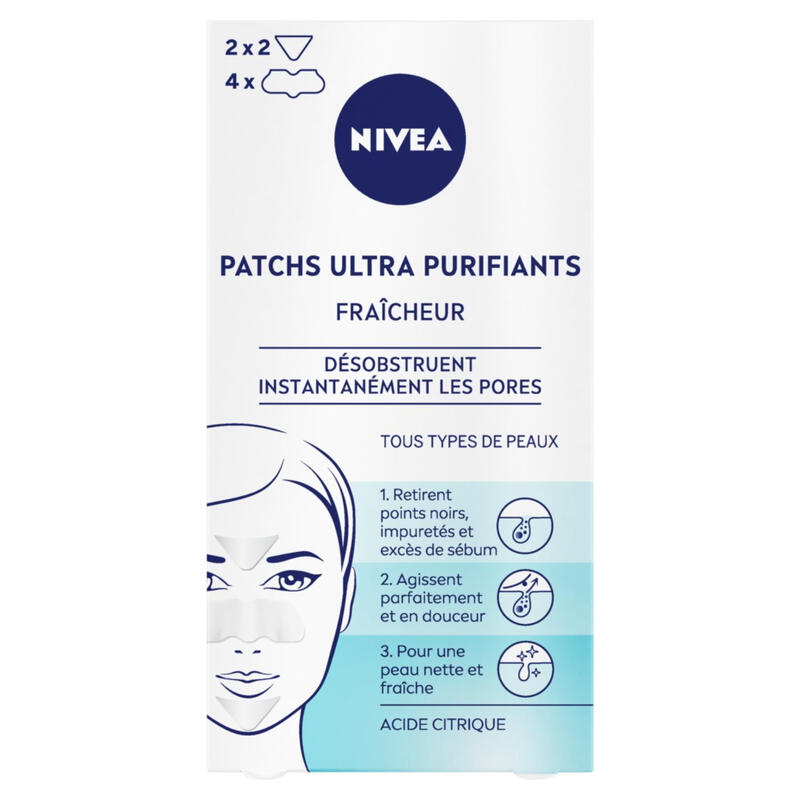 Patchs Visage Purifiants Fraîcheur Acide Citrique Nivea La Boîte De 6 - vue 8