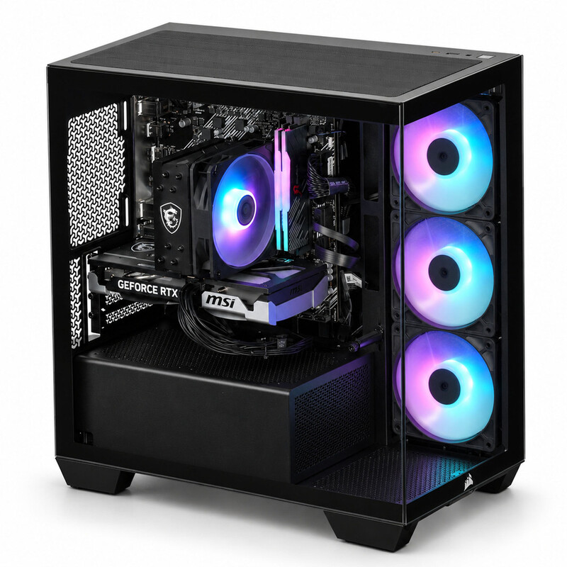 Panoramische Gaming PC