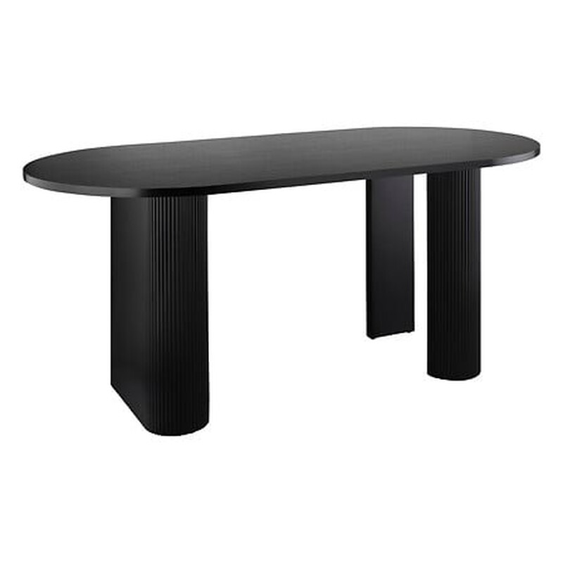 Olova Couchtisch 120 x 60 x 45 cm Schwarz MDF
