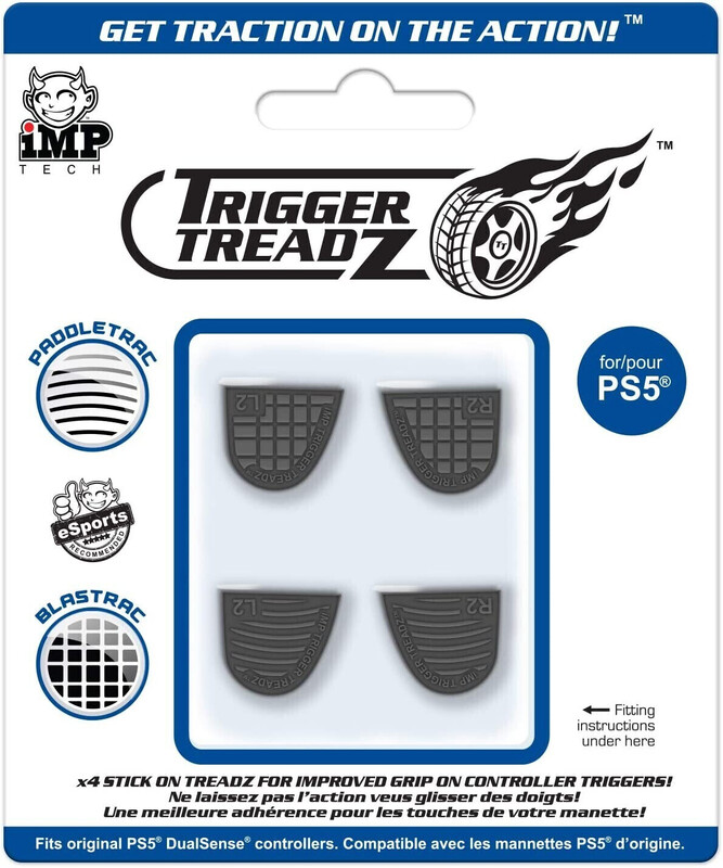 iMP - Trigger Treadz - Trigger Grips (4pcs) - Black (PS5)