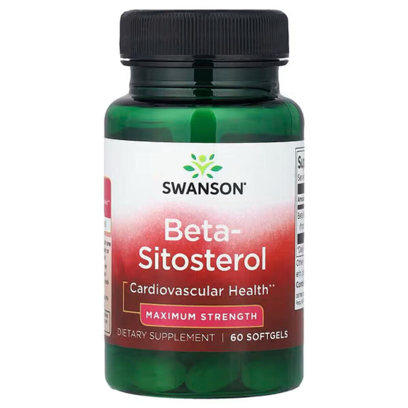 Swanson Men's Beta Sitosterol Prostate Maximum Strength Capsules - 60 Capsules