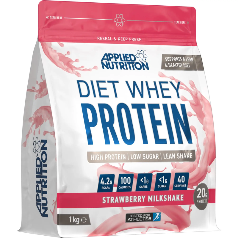 Diet Whey Protein Weight Management Strawberry Shake - 1 kg