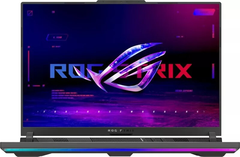 ASUS ROG Strix G16 G614FR-S5252W 16 inch gaming laptop, AMD Ryzen 9 9955HX, NVIDIA GeForce RTX 5070 Ti 12 GB, 16 GB DDR5, 1 TB SSD, 240 Hz WQXGA-display, Windows 11 Home, Volt Green