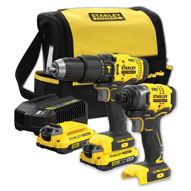 FatMax V20 18V Drill and Impact Driver Combo Kit 2.0Ah