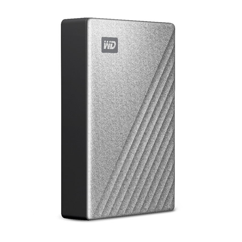 Western Digital My Passport Ultra for Mac Portable External Hard Drive – 5TB – Silver