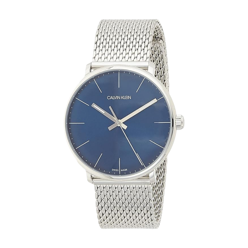 K8M2112N Silver Plated Stainless Steel Analogue Digital Quartz Watch