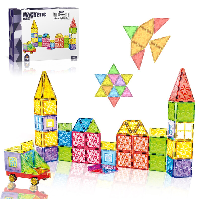 Educational Toys magnetic tiles magnetspielzeug magnetkugeln kinder 7.5cm Diamond Mag