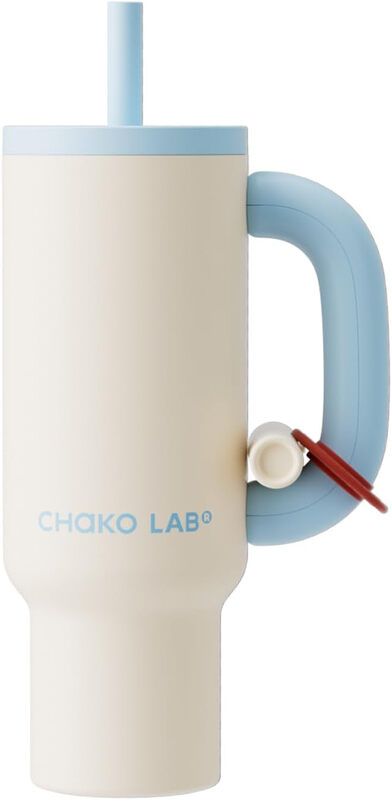 CHaKO LAB BaWang Insulated Stainless Steel Tumbler Tumbler with Handle and Straw 33oz