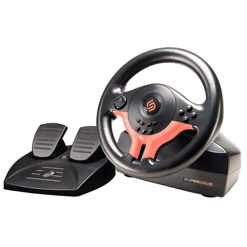 Volant Superdrive SV250 Volant de Course Switch 2 / Switch. Rotation à 180° avec pédales et palettes au volant  Edition - vue 5