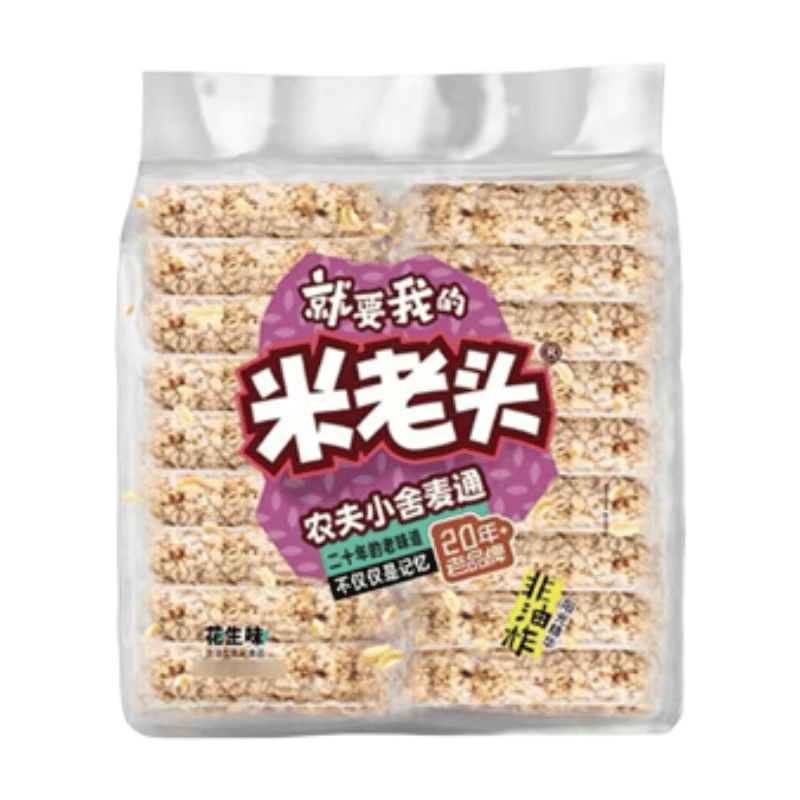 Uncle Pop Weizenriegel (Erdnussgeschmack) 400 g