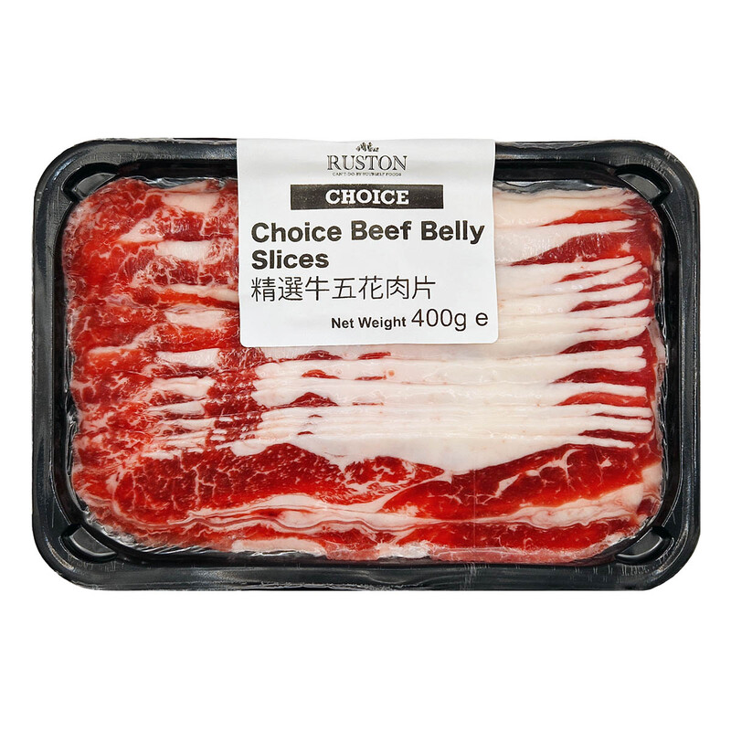 Ruston Choice Beef Belly Slices 400g