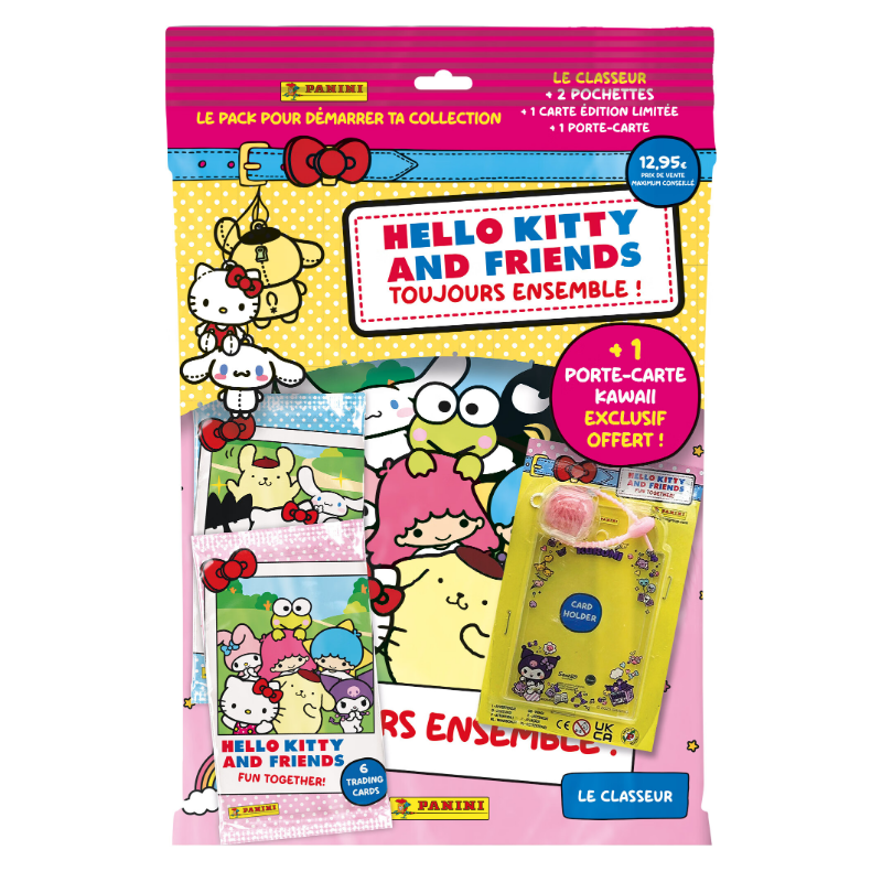 Pack de démarrage PANINI Hello Kitty & Friends Classeur 1 porte carte 2 pochettes premium 12 cartes Éd. Limitée n°5 Neuf - vue 4