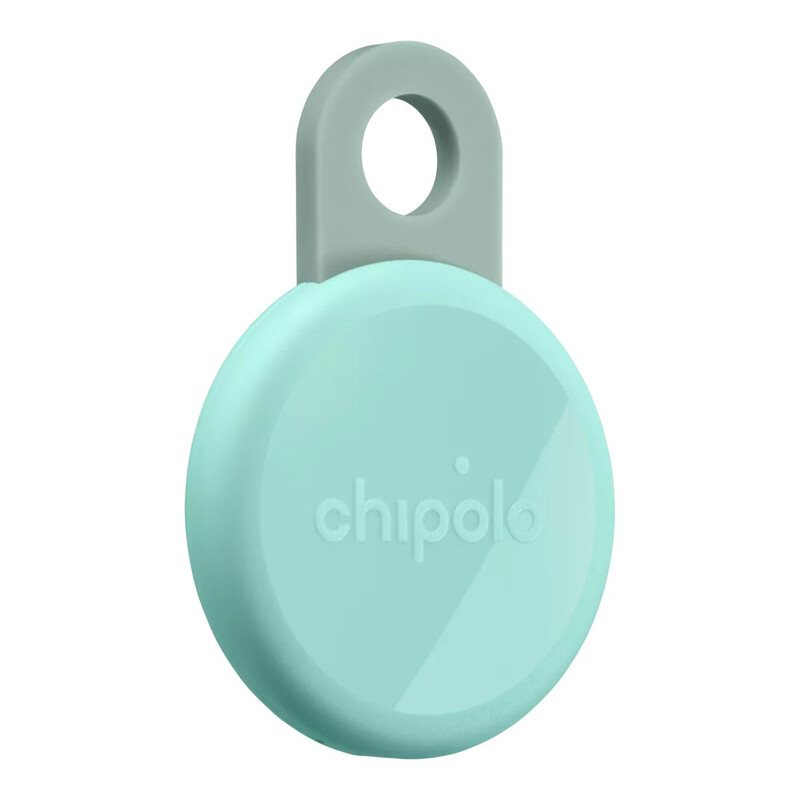 Chipolo LOOP wiederaufladbare Ortungs-Tag, kompatibel mit Apple Find My auf iPhone oder Find Hub (Mint)
