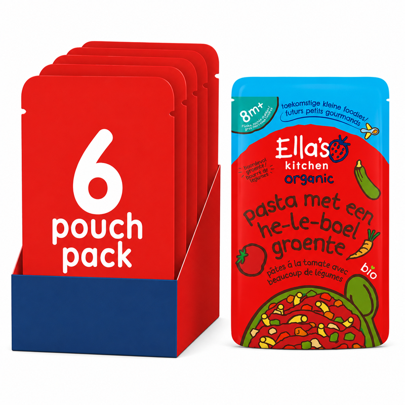 Ella's Kitchen BIO Pasta Met Groenten 8 M+ 190 g x 6