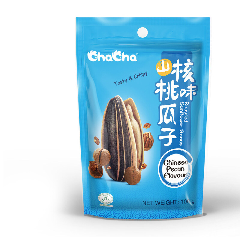 Chacha Qia Qia Pecan-Flavored Sunflower Seeds 108G