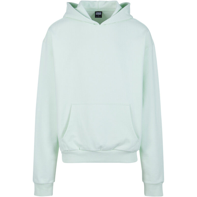 Urban Classics Herren Hoodie: Ultra schwerer Kapuzenpullover in Hellmint, Größe XL, bequem und langlebig