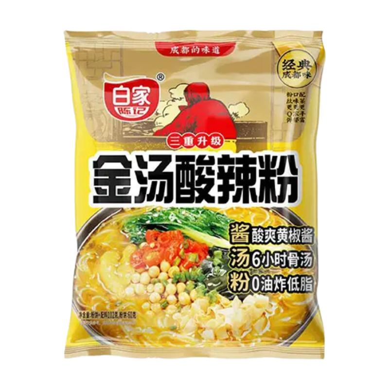 Baijia Instant Vermicelli - Sour Soup (Bag) 102g