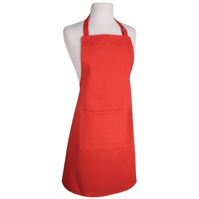 Apron Love Colour 100% Cotton Scarlet Red
