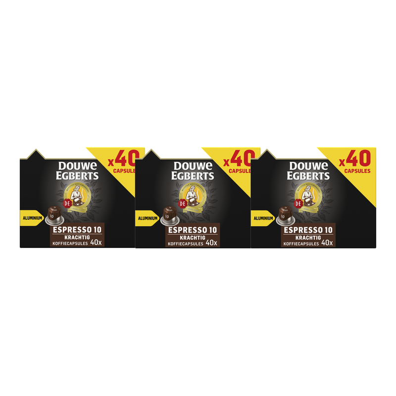 Douwe Egberts Espresso Strong Koffiecapsules - 40 stuks x3