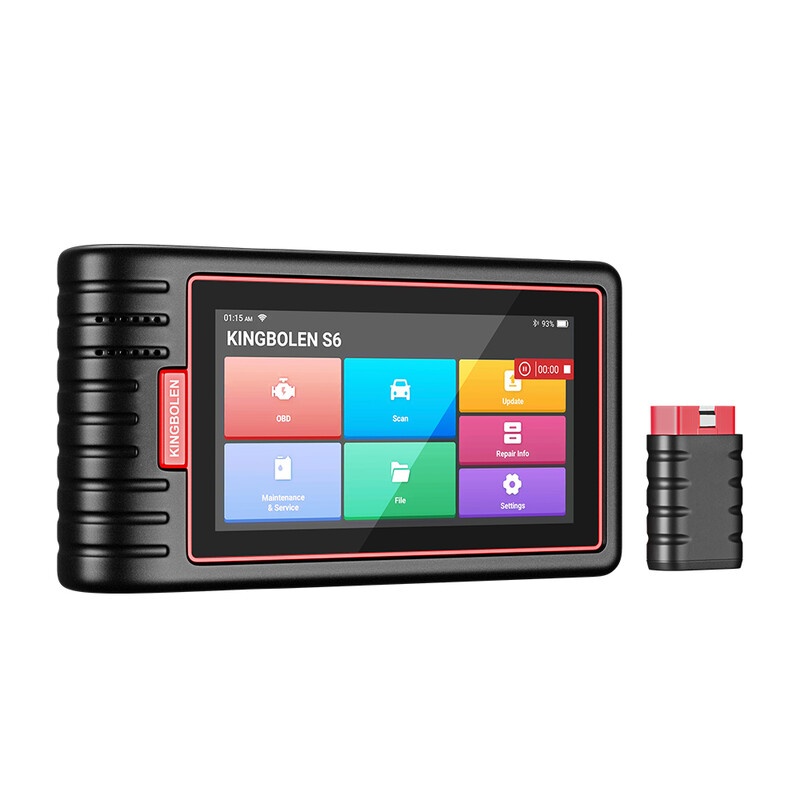Kingbolen S6 OBD2 Scanner, Bluetooth All System Code Reader Car Diagnostic Tool,Auto-VIN 28+ Maintenance SAS/BMS/TPMS Scan Tool