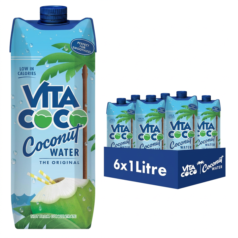Vita Coco Natural Coconut Water 6x1L