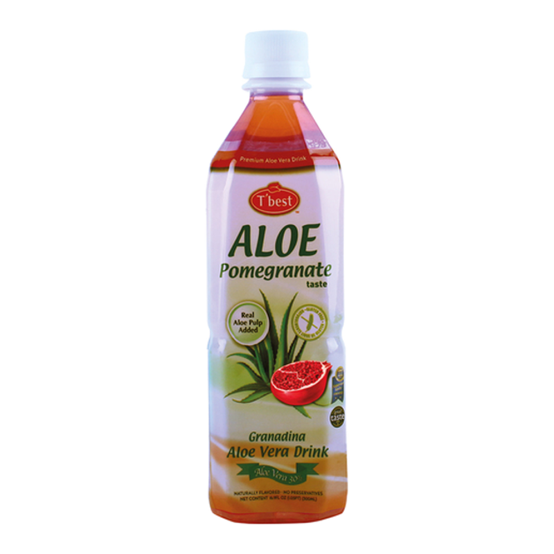 Boisson Aloe Vera Grenade TB bouteille 500 ml × 20 bouteilles
